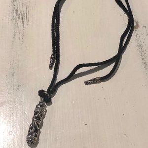 Authentic Chrome Hearts lanyard necklace